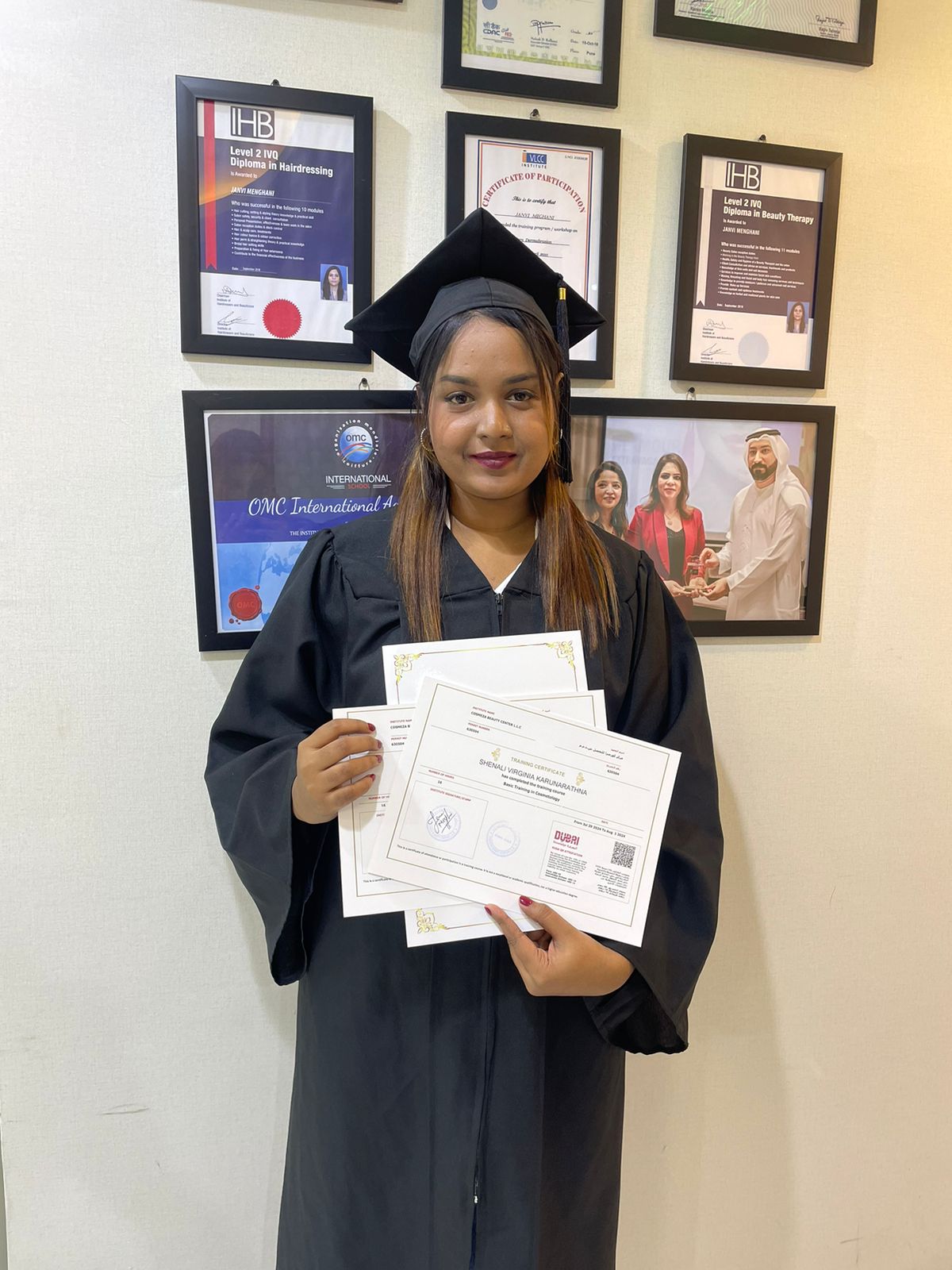 Home Cosmeza Beauty institute Certificate