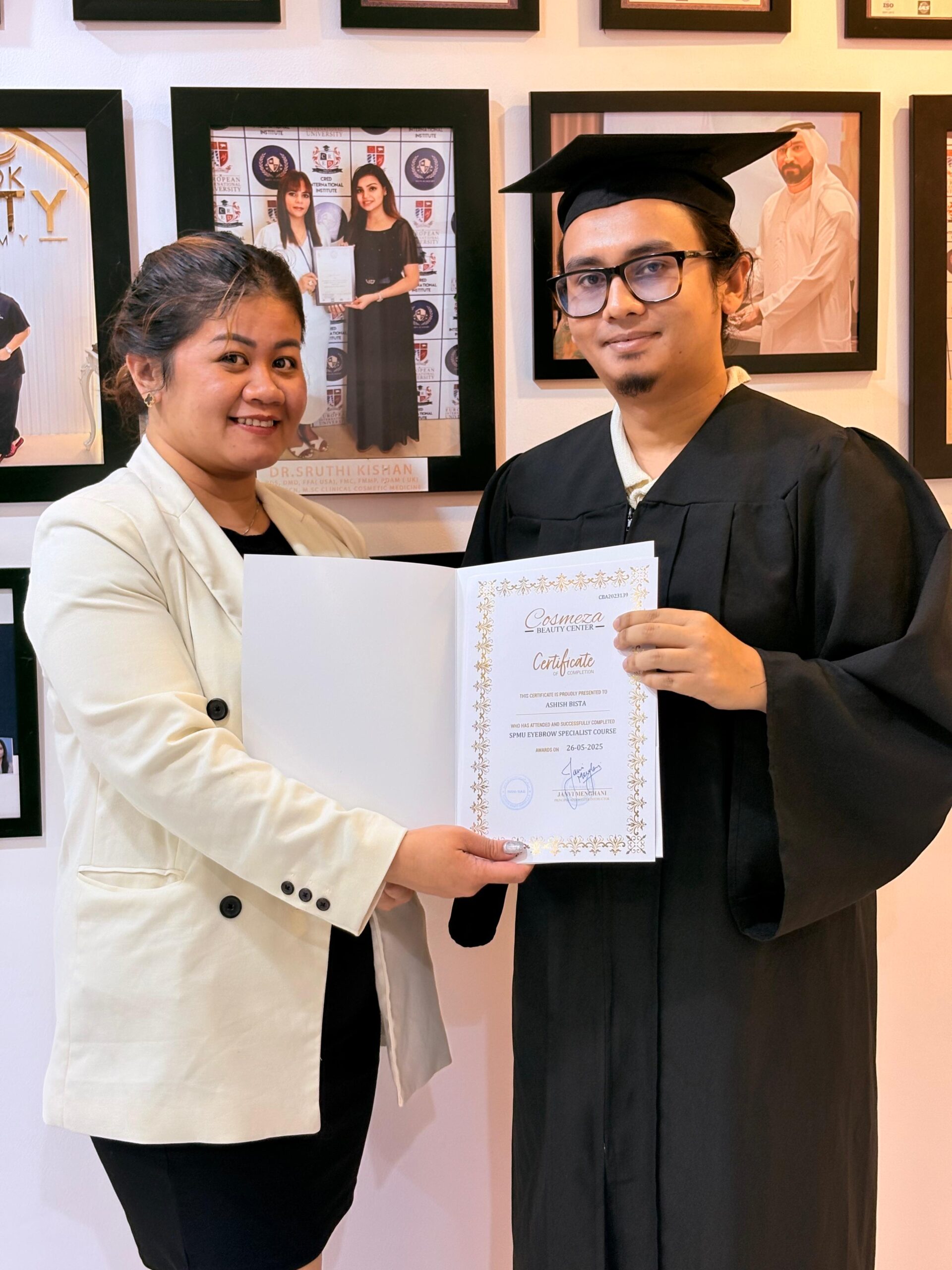 Home Cosmeza Certification